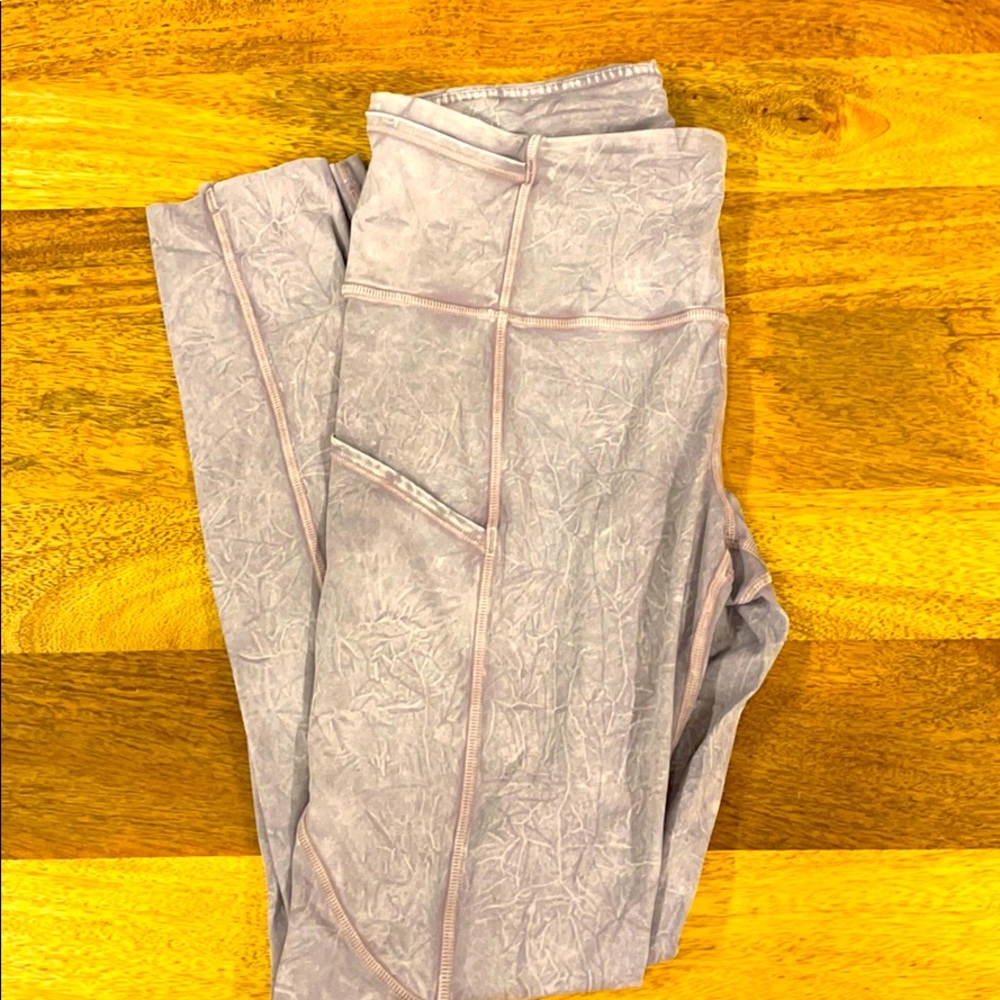 Lululemon 25” Invigorate ice dye lavender legging